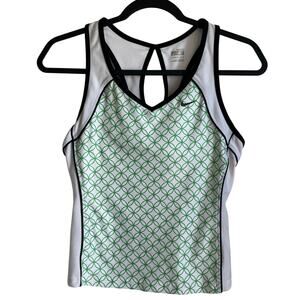 Nike Fit Dry Athletic Tank Top Activewear Shelf Bra Racerback Workout Sz M Sport